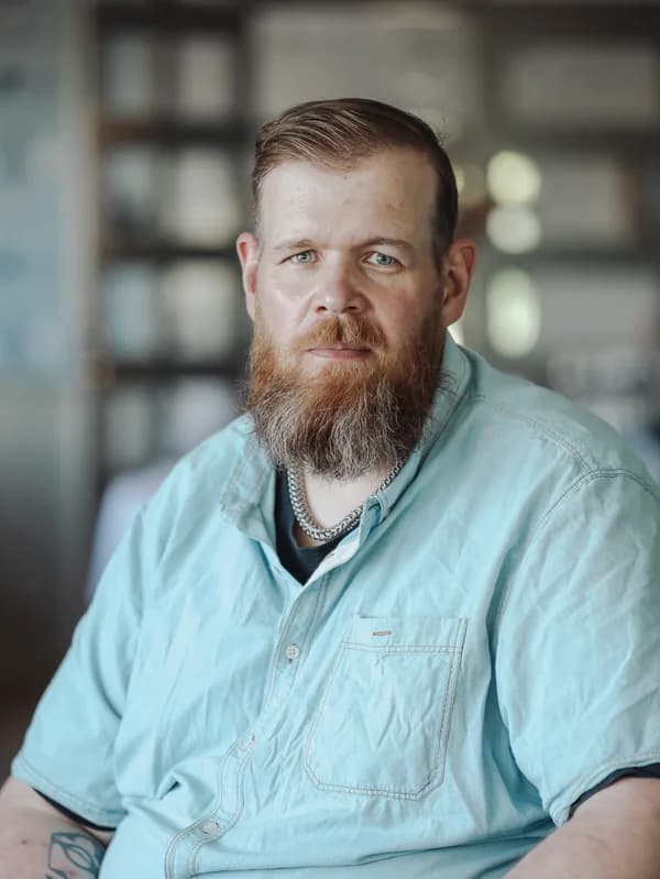 Porträtt av Carl-Johan Trandahl, Mekaniker