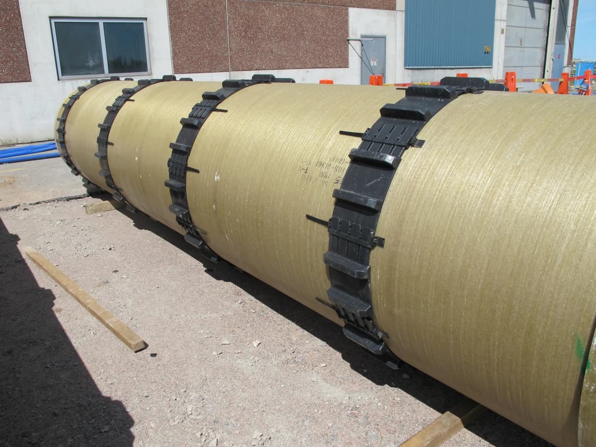 Efficient pipe support with IBECO pipe supports
