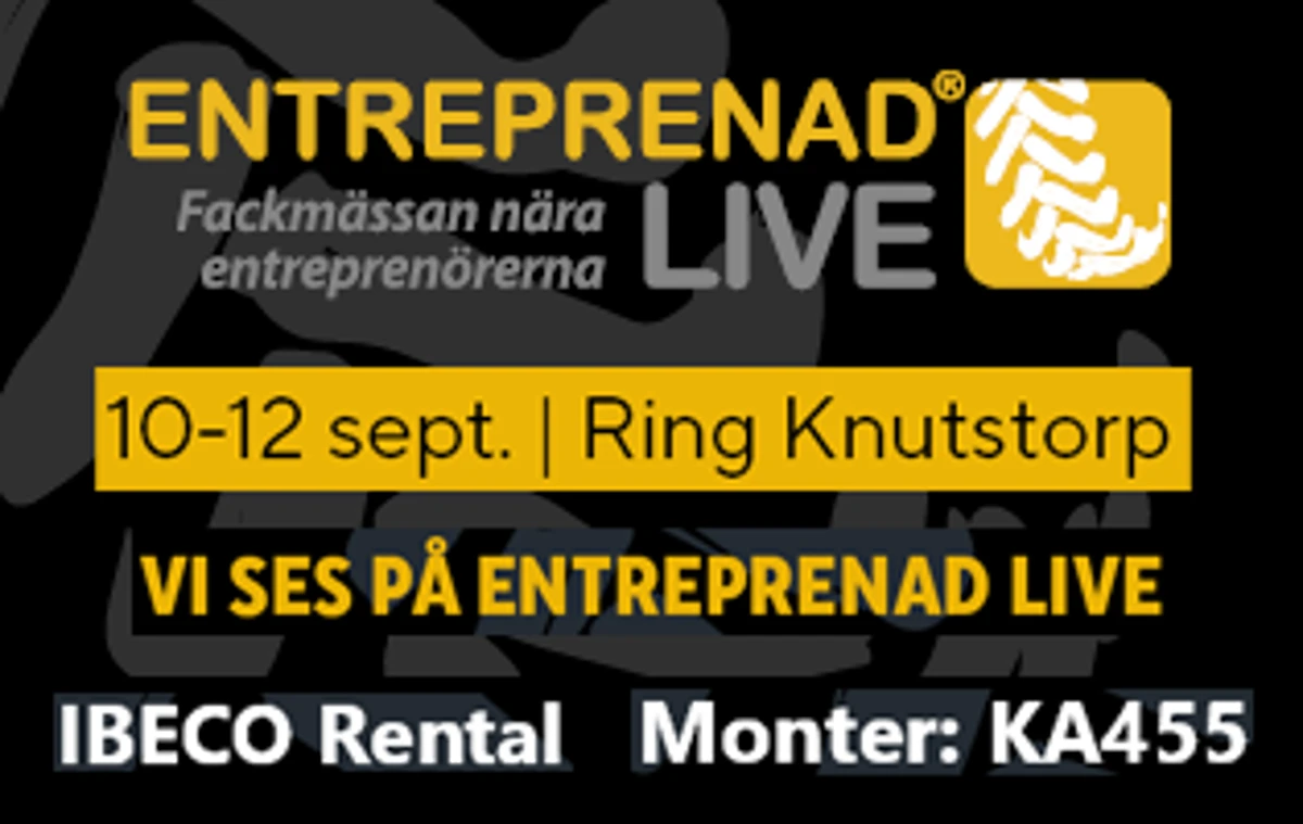 Vi ses på Entreprenad Live